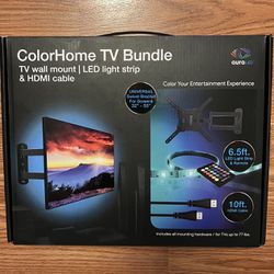 Color Home Tv Bundle Wall Mount Led Light Strip And Hdmi Cable