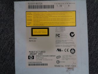 Internal CD/DVD Drive Reader/Writer