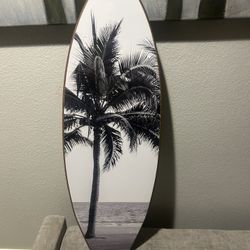 Modern Decorative Mini Surfboard Wall Plaque 