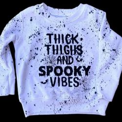 Kids Splattered Sweatshirt Unisex for boys or girls