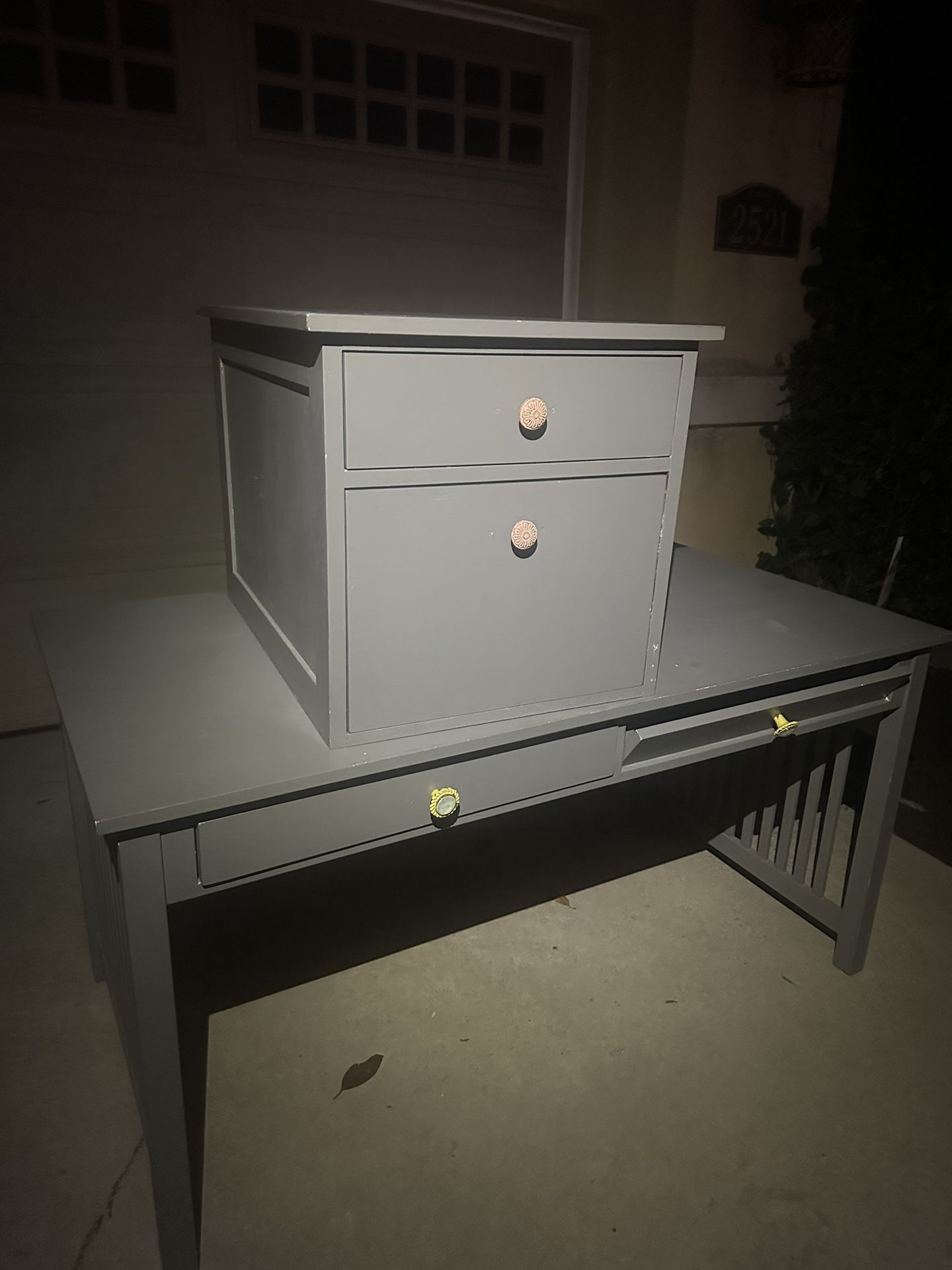 Free Desk And Filing Cabinet