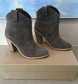 $365 Joie Monty Suede Western Boot Size 6.5- Worn Once!