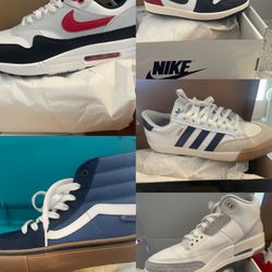 Jordan, Nike, Adidas, Vans sneakers $350 OBO