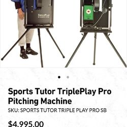Pitching Machine By Sports Tutor