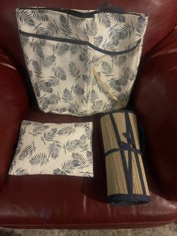 Beach Bag Combo With Mat and Pillow