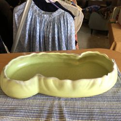 Vintage Celery Green Coffee Table Dish
