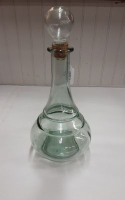 Vintage Handcrafted Decanter With Stopper- Located In Shelton 