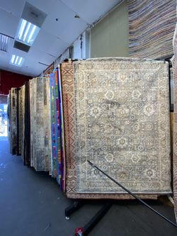 5x7 Area Rugs Carpet Rugs PerSian Design Thick Colors Gray Beige Burgendy 