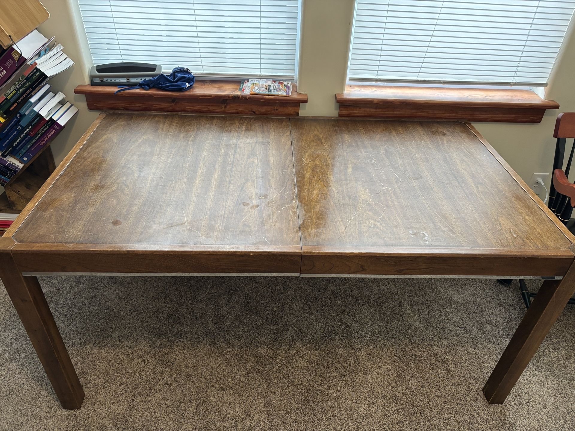 Large Wooden Dinner Table
