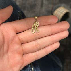 10K GOLD PENDANT K
