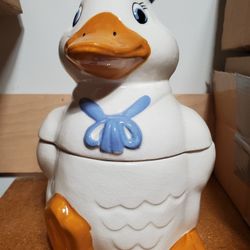 Vintage Sailor Duck Cookie Jar Kitchen Dining Room