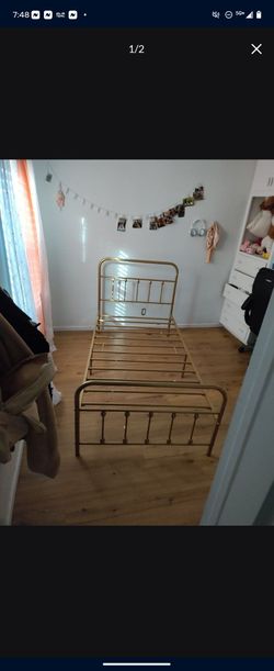 Gold Twin Bed Frame