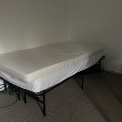Twin Size Mattress And Bed Frame 