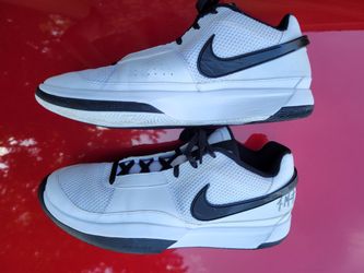 Nike Ja 1 TB White Black Men's Size 13 Basketball Shoes FV1303-100