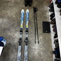 Women’s Size 9.5 Skis, Boots, And Poles