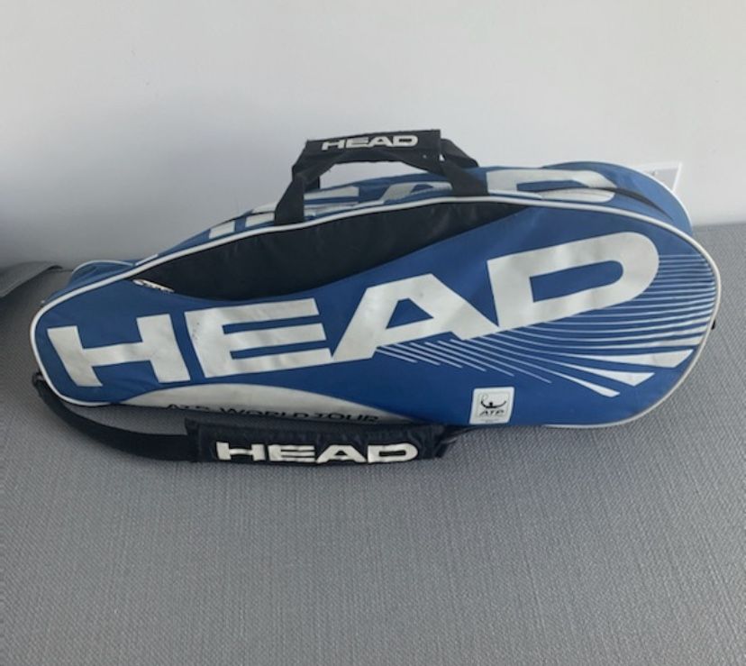 Head ATP World Tour Blue/White Tennis Racquet Racket Shoulder Strap Bag