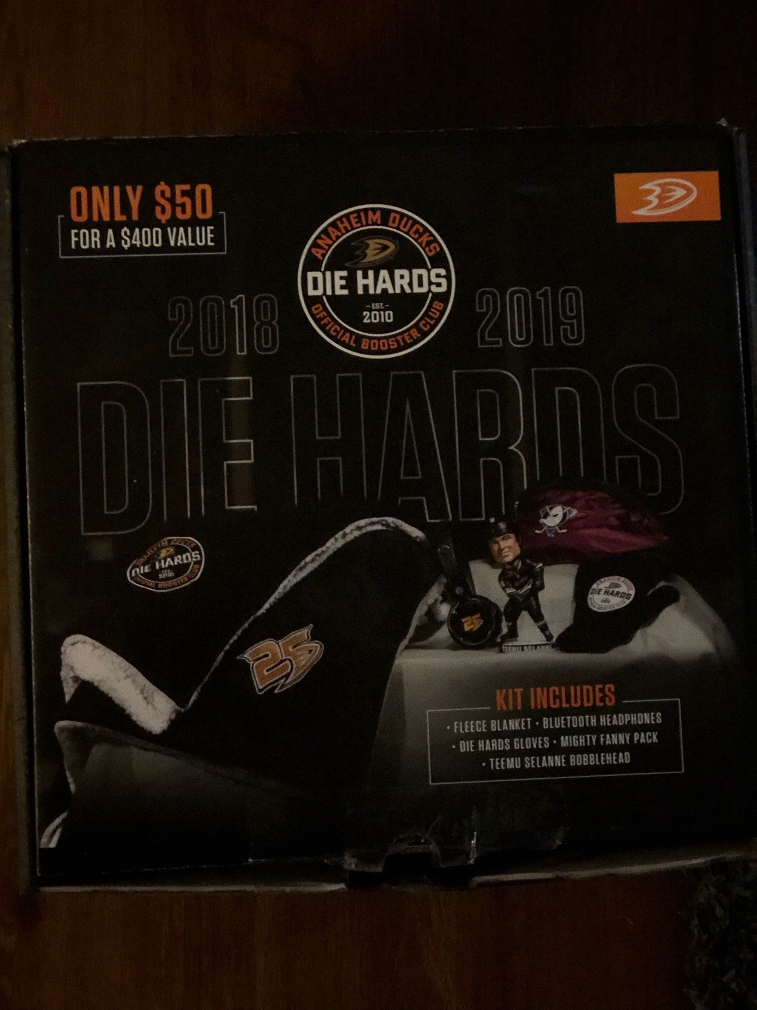 Anaheim Ducks Die Hards kit