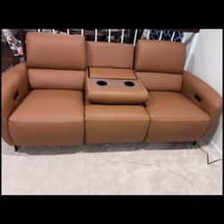 3 Seat Power Recliner Sofa-Wall Hugger