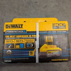 DeWalt 5.0 Power stack Battery And Charger Starter Kit 