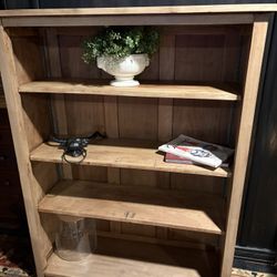 Solid Wood Antique Bookshelf 