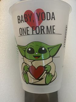 Yoda Starbucks Cup