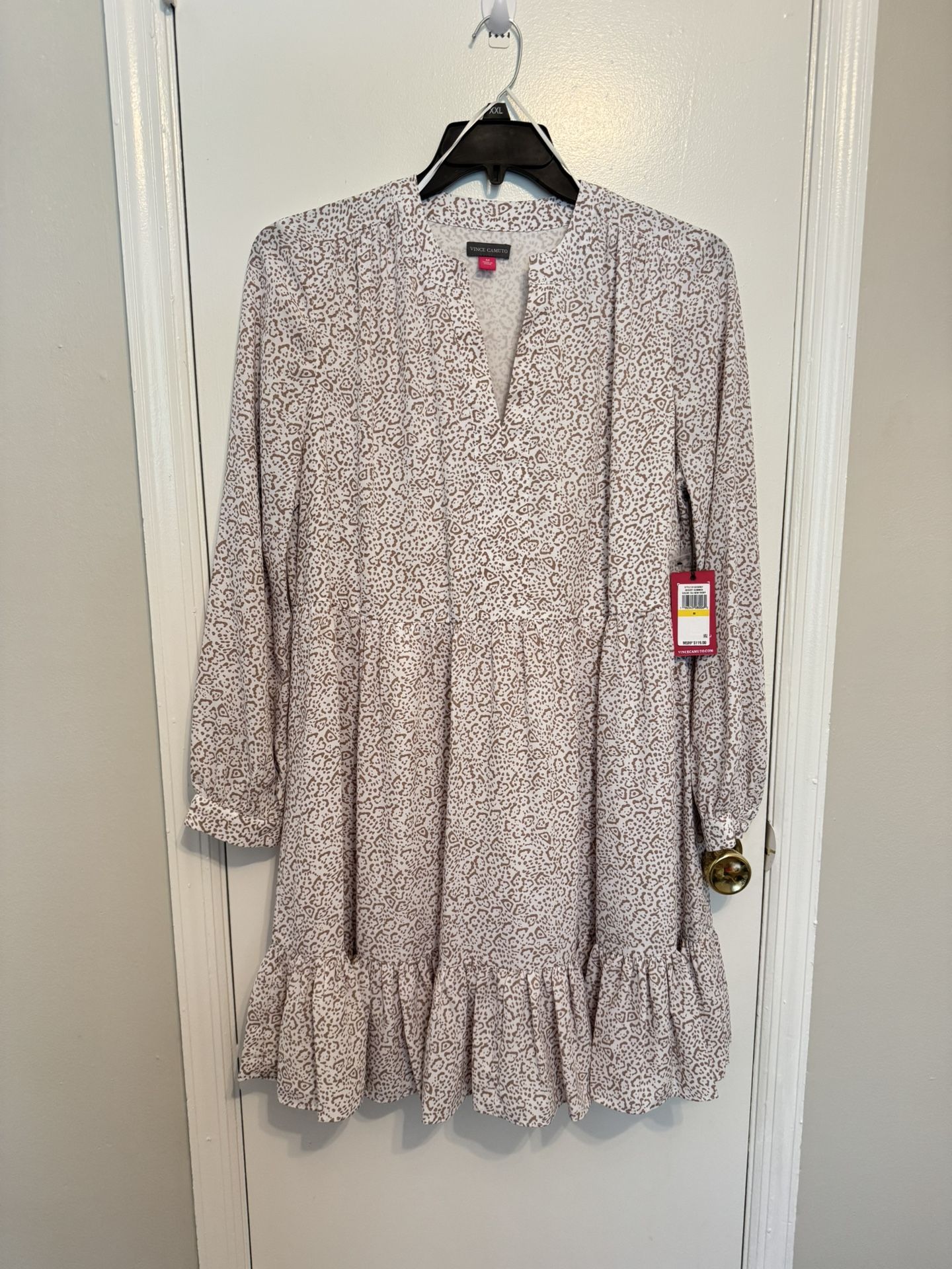 Vince Camuto Leapord Print Dress Size M