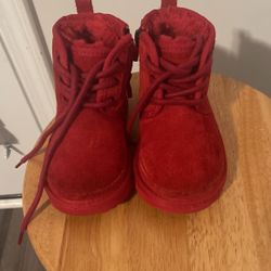 Toddler Ugg Boots, Red 