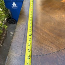 Vintage Curved Wood Dresser