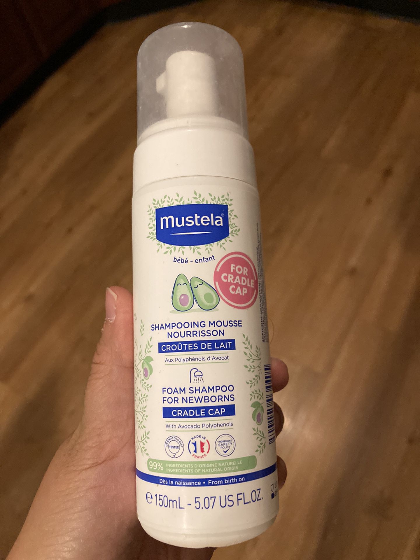 Mustela Foam Baby Shampoo (for cradle Cap)