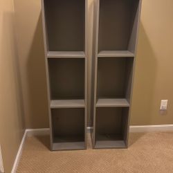 Tall Thin, Solid Wood Bookshelves