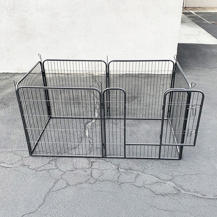 $85 (Brand New) Heavy duty 32” tall x 32” wide x 6-panel pet playpen dog crate kennel exercise cage fence