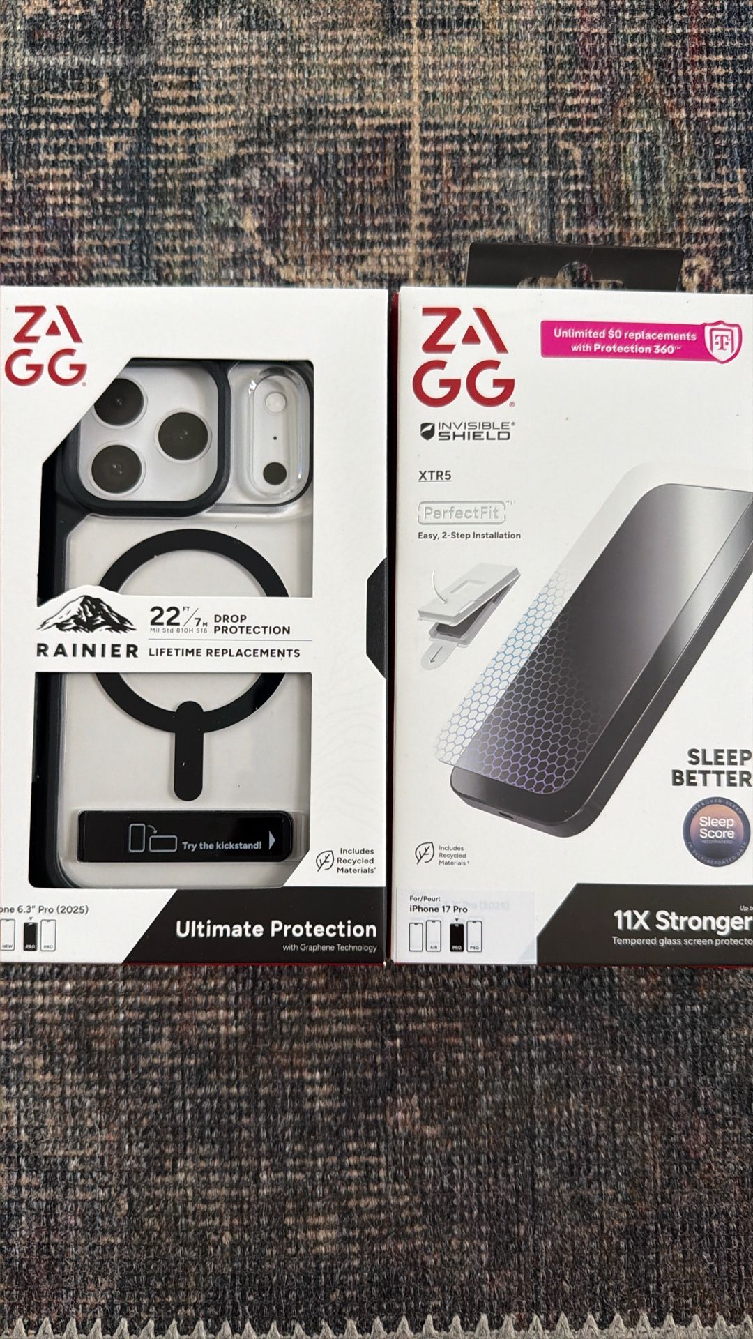 Zagg iPhone 17 Pro Screen Protector And Case New