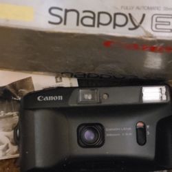 New Canon Snappy EZ fully automatic 35mm camera. Prima Junior + instructions, Rare Find 02 open in utube https://offerup.com/redirect/?o=aHR0cHM6Ly95b