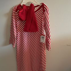 Red Nightgown Brand New Girl Size 6-9 Months
