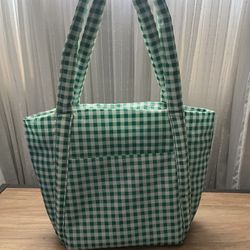 Baggu Mini Cloud Tote Bag Gingham 