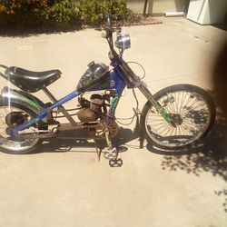 Schwinn Chopper bike with 90cc engine