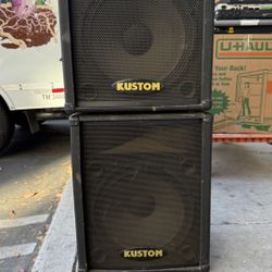 Kustom KSC15 Passive PA Speakers (Pair)