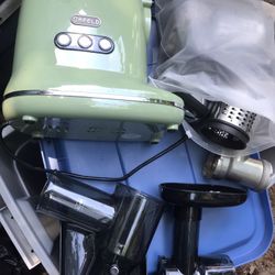 New high powered electric meat grinder with all attachments only $75 firm