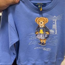 Girls polo sweatshirt