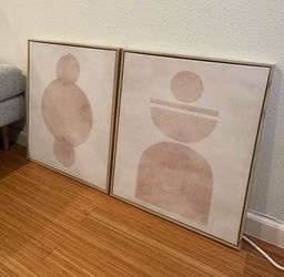 Abstract Wall Art (2pc set)