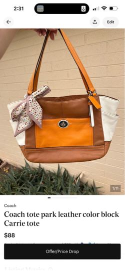Beautiful coach tote