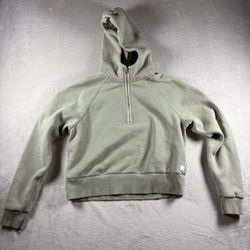 Vuori Restore Half Zip Hoodie VW288 Women’s XS Olive Green Sweatshirt Comfy#1995