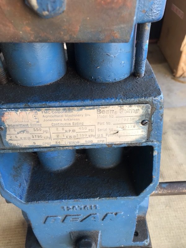 FMC bean pump 1267611