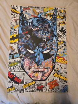 Batman canvas art
