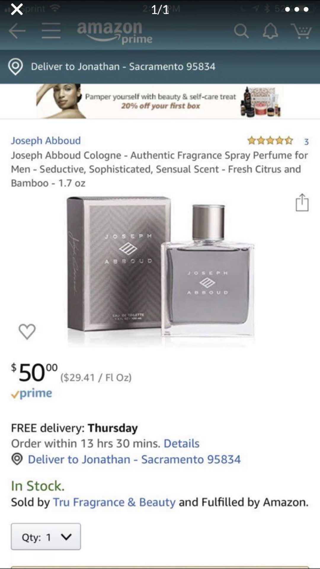 Joseph Abboud Cologne