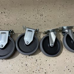 Caster wheel 5 Inches, 4 of pack