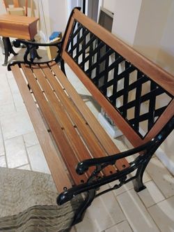 Iron And Ceadar Bench