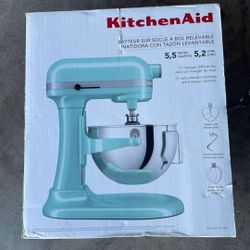 KitchenAid 5.5 Quart Bowl-Lift Stand Mixer Ice Blue
