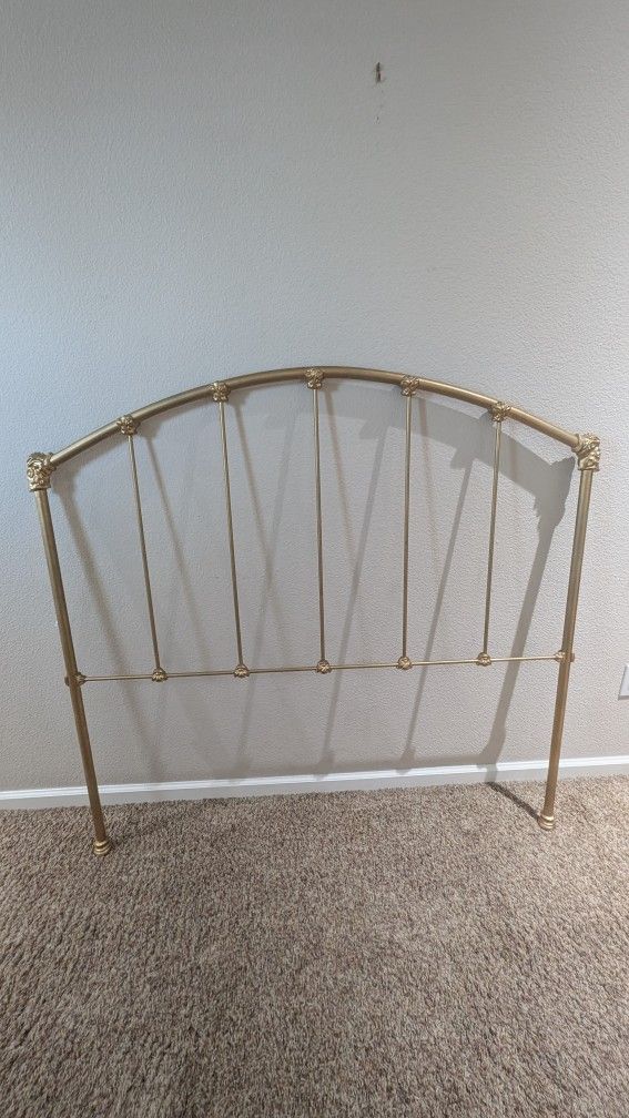 Vintage full size headboard (GOLD)