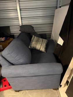 Blue couch